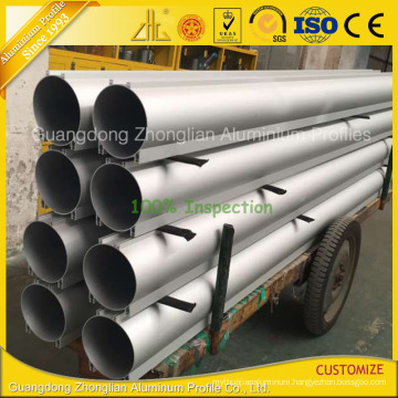 Custom Large Size Aluminium Round Tube with Anodized Aluminium Profile